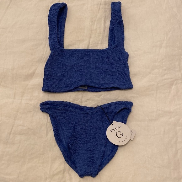 NWT Hunza G Xander in metallic denim - Picture 4 of 5